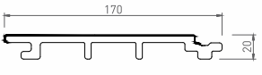 WPC Interio Cladding width and thickness