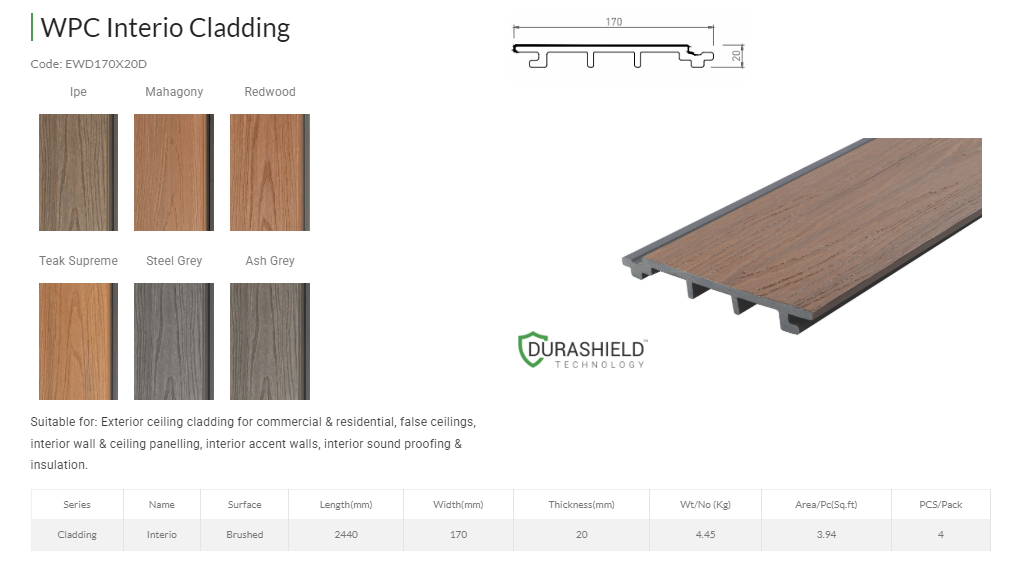 Everwood Interio Cladding