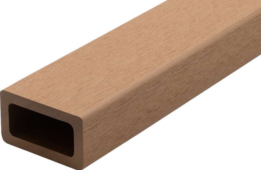 Everwood LITE RAILING 70 profile cross-section for medium-duty railing applications