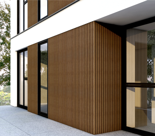 WPC Louvered Panels - Siding