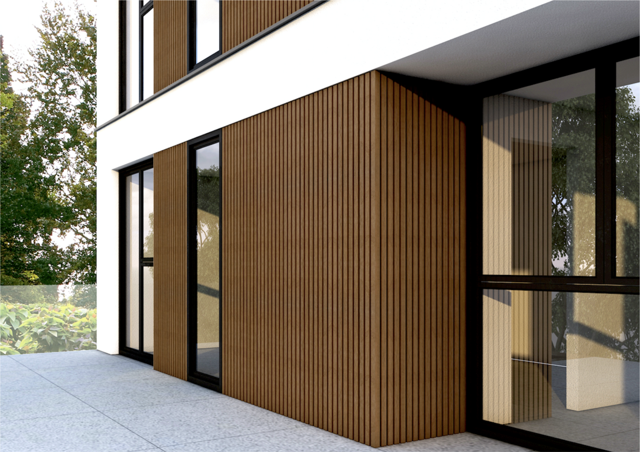 WPC Louvered Panels - Siding